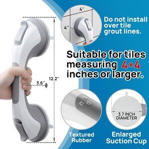 Grab Bars for Bathtubs and Showers 2 Pack